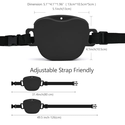 AUDWUD Upgraded Version of Silicone Treat Bag,Thicker and Stronger,Tighter Sealing;Comes with a Belt for Convenient Wearing;also Includes a Training Clicker for Easy Dog Training — view 4