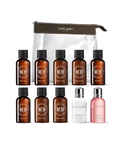 Molton Brown Carry On Set, Body & Hair Care Set, 10 x 50 ml
