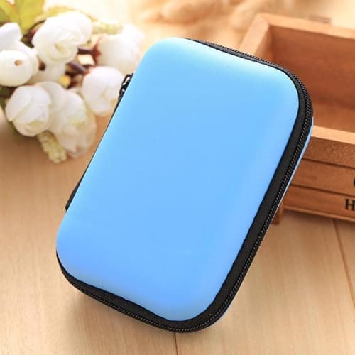 znainnoth Storage Pouch 12x8.5x4cm EVA Travel Case with Secure Zip Closure — view 2
