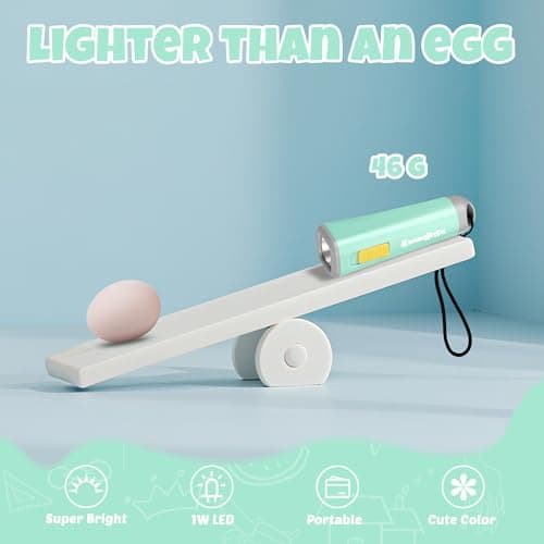 EverBrite Mini LED Flashlight, Lightweight (46 g), Green — view 3