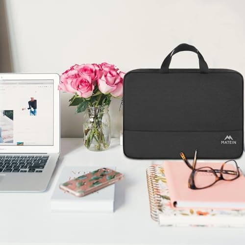 MATEIN Laptop Bag 15.6 Inch, TSA Laptop Case 15.6 Inch for Men, Black — view 3
