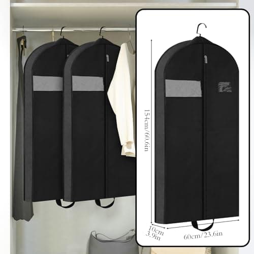 GSrenyu 60" Dress Bags Covers Long Garment Bags for Storage and Travel — view 2