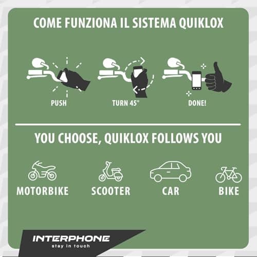 Quiklox Case for Apple iPhone 16 PRO MAX Tetraforce for Motorcycle Car or Bike Attachments - Cover Holder for Mobile Phone - Modular QUIKLOX System - Quick Release Snap Black — view 4