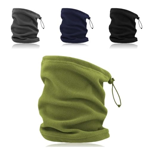 Swift Wear Unisex Thermal Fleece Neck Warmer – Winter Snood Tube Scarf for Cycling, Motorbike, Skiing, Running & Outdoor Use (Olive Green) — view 5