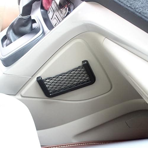 AMYXIYUAN 2Pcs Framed Stretch Mesh Net Pocket Car Storage Net Bags — view 6