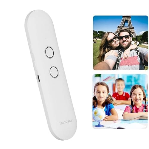 Two Way Real Time Voice Translation Voice Translation Stick, Language Translator Device Support 97 Languages Real Time Text, Photo, Voice Translation Pen for Travel (White) — view 4
