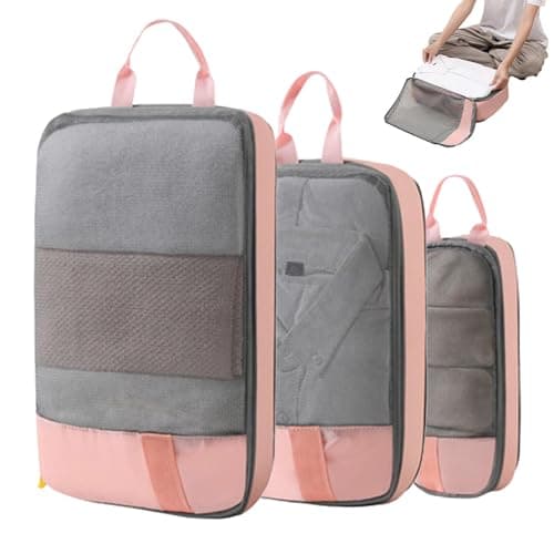 Packing Cubes Compression Portable Lightweight Travel Packing Cubes