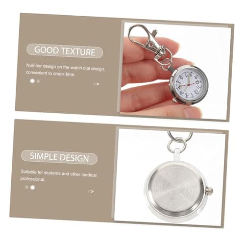 Students Pocket Watch Luminous Pointer Alloy Silver for Back to School — view 6