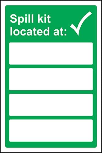 Emergency signs Spill kit located at Safety sign - 1.2mm Rigid plastic 300mm x 200mm