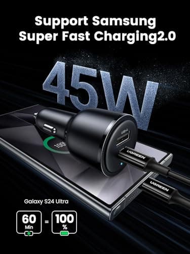 UGREEN 63W USB C Car Charger PPS 45W QC3.0 PD3.0 Fast Charging Adapter — view 3