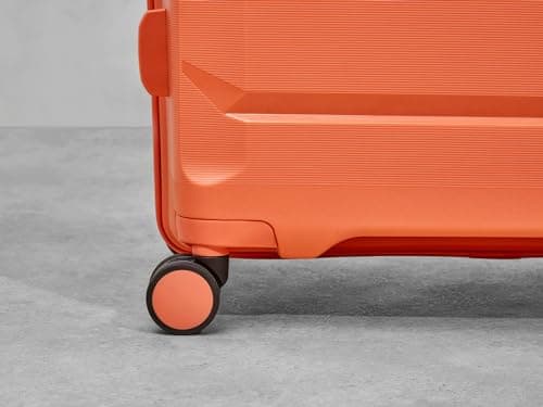 Rock Tulum Set of 3 Expandable Hard Shell Suitcases - Peach — view 3