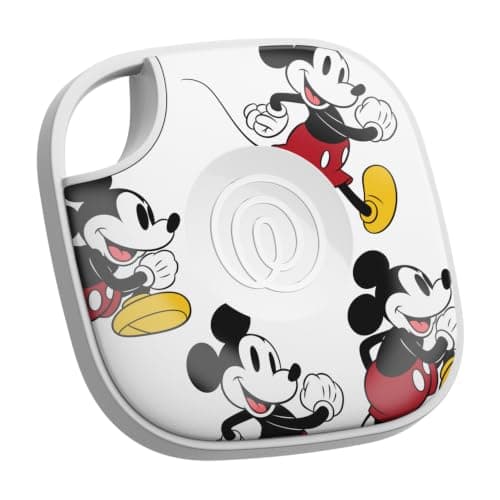 Life360 x Disney Tile - Bluetooth Tracker, Keys Finder and Item Locator for Keys, Bags and More. Phone Finder. Both iOS and Android Compatible. 1-Pack (White) - Mickey