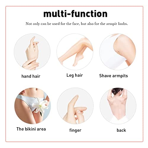 Leikedun 6Pcs Fold Face Razor Set with Cover, Dermaplaning Tool — view 6