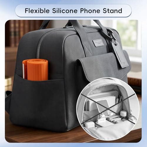 QCGNIUI Portable Foldable Silicone Phone Holder, Anti Slip Phone Holder Desk Flexible Rollable Silicone Multi Angle Adjustable Phone Stand for Mobile Phones & Tablet, 1PCS — view 5