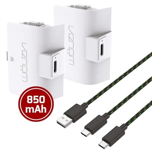 Venom Rechargeable Battery Twin Pack - White (Xbox Series X & S/Xbox One) — view 2