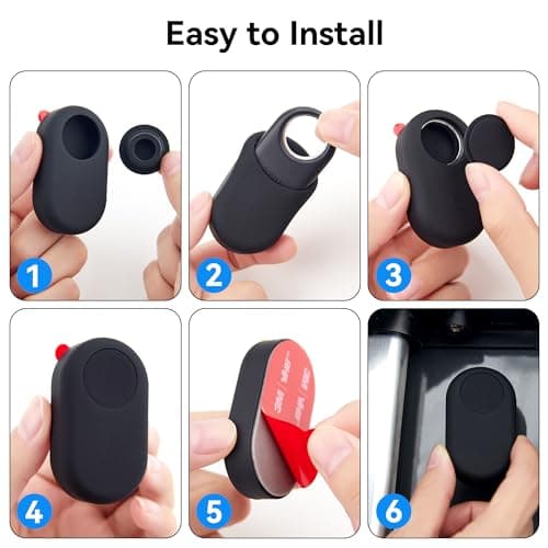 Waterproof Silicone Case Holder With Adhesive Sticker for Galaxy Smarttag2 — view 4