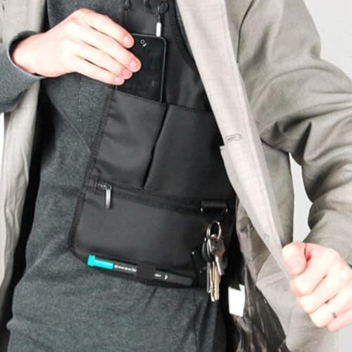 Huianpen Hidden Security Bag,Concealed underarm shoulder bag Backpack for Phone/Money/Passport,Anti-Theft Hidden Travel Wallet Backpack Passport Holders(one size) — view 3