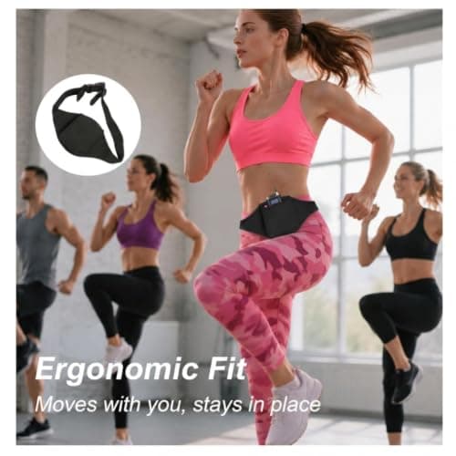 RTDHO Mic Belt for Fitness Instructor,Adjustable Microphone Waist Pouch — view 2