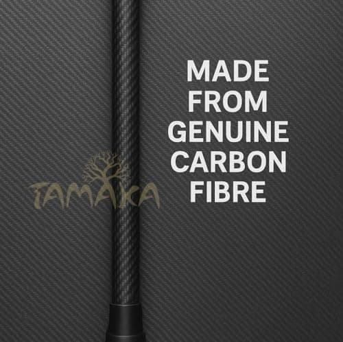 TAMAKA® Premium Carbon Fibre 4-Part Folding Adjustable Walking Stick Cane for Men, Ladies and Women with Soft Grip Handle Lightweight and Strong Trendy Stylish Compact Foldable - 33.5” to 37.5” — view 5