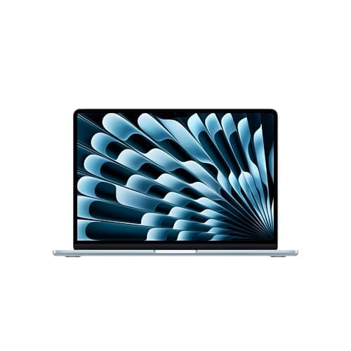 Apple MacBook Air 13-inch Laptop M5 chip with 10-core CPU and 10-core GPU: Built for AI, 13.6-inch Liquid Retina Display, 24GB Unified Memory, 1TB SSD, 12MP Center Stage, Touch ID, Wi-Fi 7; Sky Blue