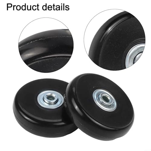 Honseadek Luggage Wheel Replacement Kit 4 Pcs Suitcase Spinner Wheels — view 4