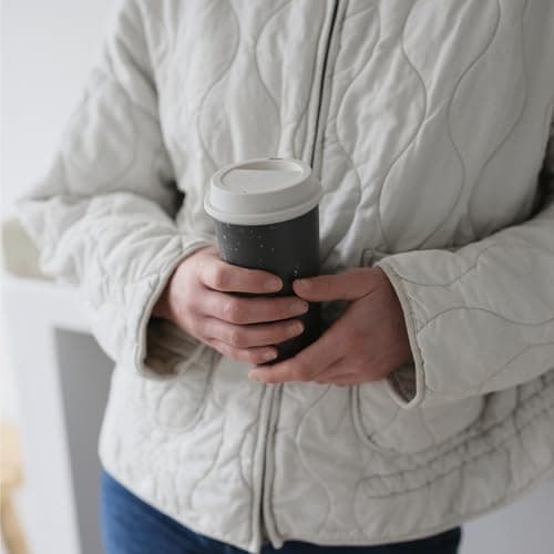 Circular & Co Reusable Now Coffee Cup - 12oz/340ml - Insulated, Sustainable & Recyclable - Coffee Travel Mug - Snap Fit Lid - Medium Drink - BPA Free - Dishwasher Safe — view 2