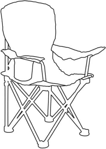 LIZZIE JACOBS Kids Folding Camping Chair with Armrest and Cup Holder Cute Animal Frog & Monkey Design Foldable Chair for Beach, Fishing, & Backyard 110lbs Capacity for Boys & Girls (Monkey Brown) — view 3