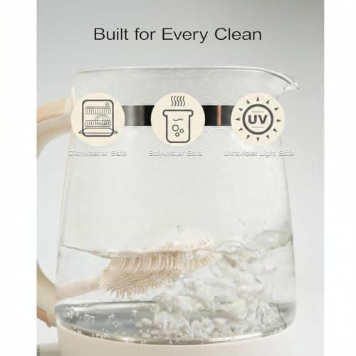 Silicone Cleaning Kit with Drying Rack，for Baby Bottles Under 250ML — view 5