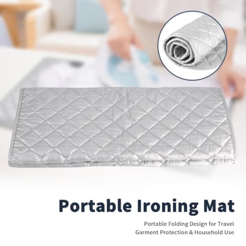 Tabletop Ironing Mat,33.5x 17.7 Inch Foldable Ironing Pad for Steam Ironing — view 3