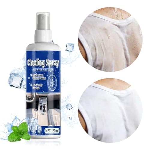 Body Refreshing Spray, Non-Sticky Hydrating Formula, 120ml,Cooling Face Mist, Summer Cooling Spray, Reusable And Convenient Bottle, For Travel Outdoor Hiking Camping Beach Pool Park — view 3