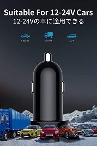 Cigarette Lighter Car USB Charger, 3 Pack Mini USB Car Charger 2 Port 5V 3.1A Car Adapter Compatible with iPhone 11 / X / 8S / 7, Samsung Galaxy S10 S9, LG, Huawei and More — view 6