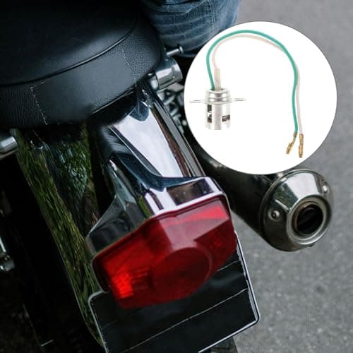 2pcs Motorcycle LED Light Socket Iron Rubber Plastic Silver Holder — view 5