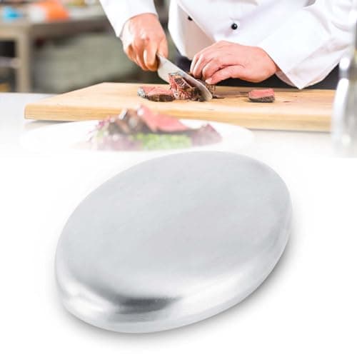 ZASCHMOY Stainless Steel Garlic Odor Eliminator Kitchen Gadget - Deodorizes Hands and Eliminates Odors - Stainless Steel for Kitchen and Bathroom — view 3