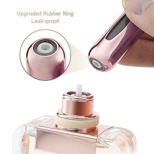 OBSGUMU 8PCS Travel Perfume Atomiser Refill Bottles, 5ML Mini Perfume Bottle Set for Luggage, Aftershave, and Holiday — view 5