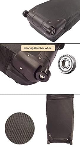 TentHome Fully Padded Snowboard Bag with Wheels Large Multi-Compartment Ski Boots and Helmet Bag Perfect for Travel (146cm) — view 5