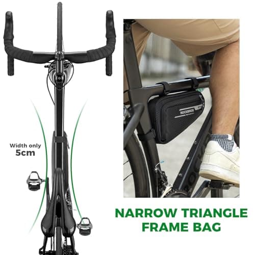 ROCKBROS Bike Triangle Frame Bag Reflective Under Top Tube Pouch — view 6