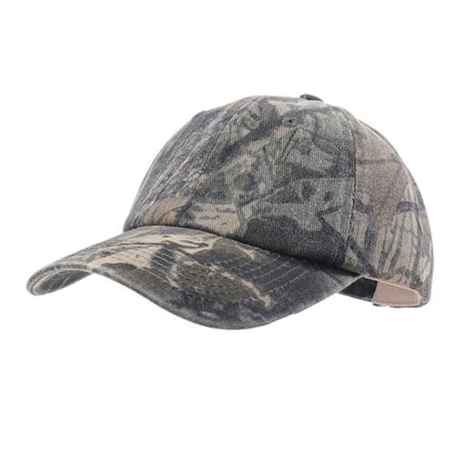 Woedpez Fashion Camouflage Baseball Cap Easy to Carry Sun Hat for Travel Camping and Outdoor Adventures Hiking Climbing Headwear Breathable Cotton Baseball Cap — view 5