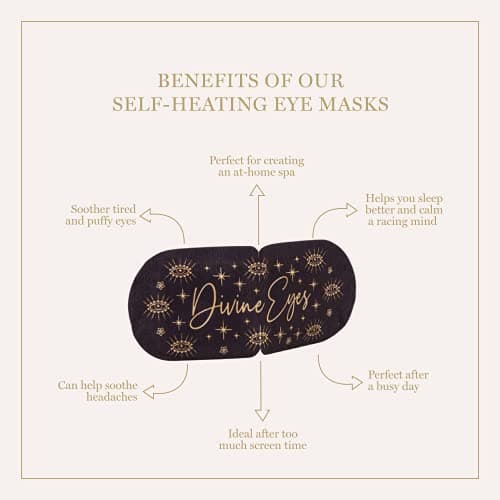 Sensory Retreats Divine Eyes Self-Heating Eye Mask - Lavender - 7 Pack — view 3