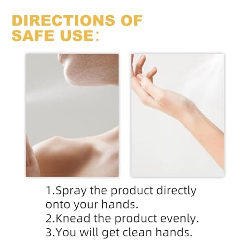 2PCS Mist Hydrating Hand Sanit-izer Spray for Adults,Portable Travel Size,Cleanses Your Hands,Spray Hand Sanit-iser,Mini Hand Sanit-iser Sp-ray,Travel Ha-nd Sanit-iser Sp-ray,Multi Flavor,Vanilla+Aloe — view 5
