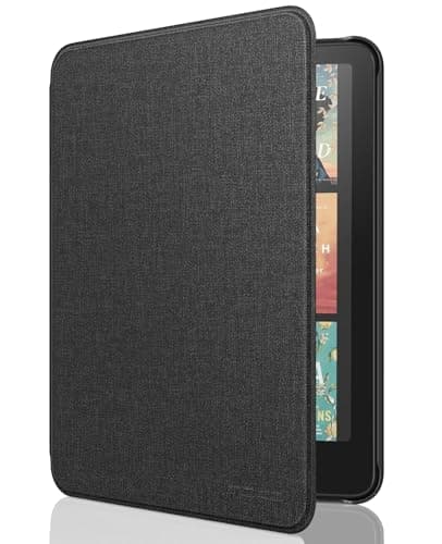 MoKo Case for 7" Kindle Paperwhite 12th Gen & Colorsoft 2024, Denim Black