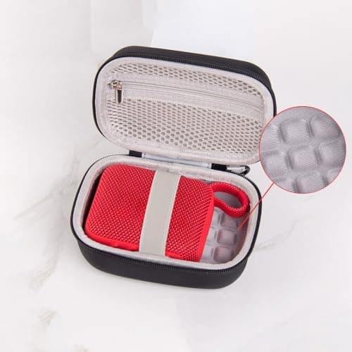 EVA Hard Speaker Case Compatible with JBL GO 5 / GO 4 / GO 3 Portable Bluetooth Speaker Travel Protective Cover Storage Bag (Case Only) — view 6