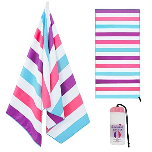 Exclusivo Mezcla Oversized Microfiber Beach Pool Towel for Adults, 180x90cm