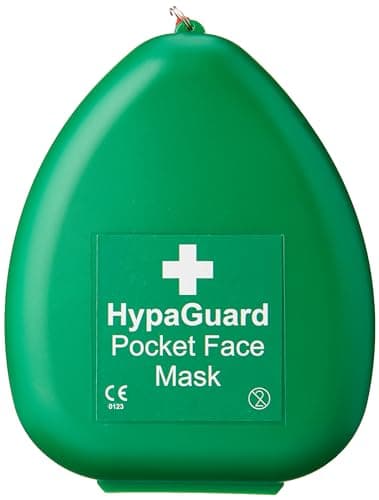 Safety First Aid HypaGuard Pocket CPR Face Mask for Resuscitation