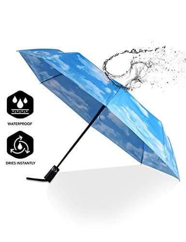 SY COMPACT Travel Umbrella Automatic Windproof Umbrellas Strong Compact Umbrella for Women Men — view 3