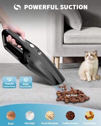 SERVOMASTER Handheld Vacuum Cleaner, Car Vacuum Cleaner Powerful — view 2