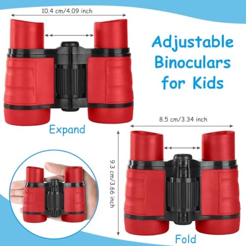 OSDUE Kids Telescope Outdoor Toys, 4x30 High Resolution Binoculars for Kids' Educational Learning and Sports Play, Gifts for Age 3-12 Boys & Girls — view 2