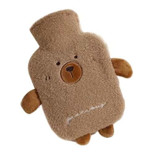 Hot Water Bottle 1L Leak Proof Soft Cartoon Pack