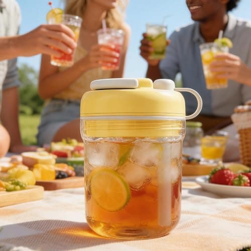 Ice Bottle Cup - 2 in 1 Leakproof Quick Release Flask Mold with Straw — view 3