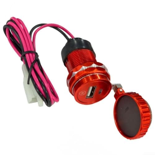 Orange Aluminum for moto Charger Handlebar Mount Orange Aluminum — view 4