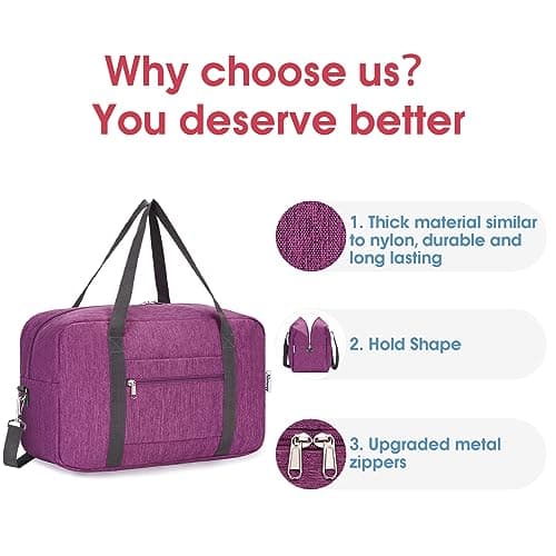 Narwey Ryanair Cabin Bags 40x30x20 Underseat Foldable Travel Duffel Bag — view 4